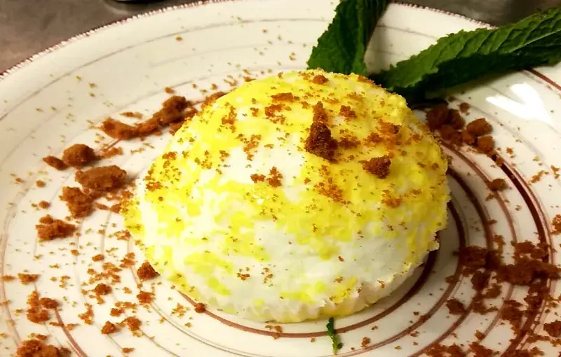 Helado tartufo limoncello