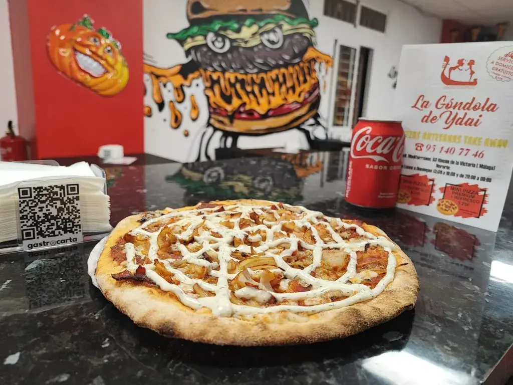 Mini pizza + refresco